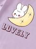 Girls' Summer 2026 Cartoon T-Shirt, Round Neck, Short Sleeve (Ages 2-7)
