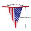 USA Stars & Stripes Cotton Triangle Flag - 3m, 5m, 10m Outdoor Tent & Camping Decor