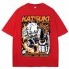 Anime My Hero Academia Bakugo Katsuki Print TShirts Vintage Harajuku Fashion Unisex Women Tshirts pure Cotton Casual T Shirt