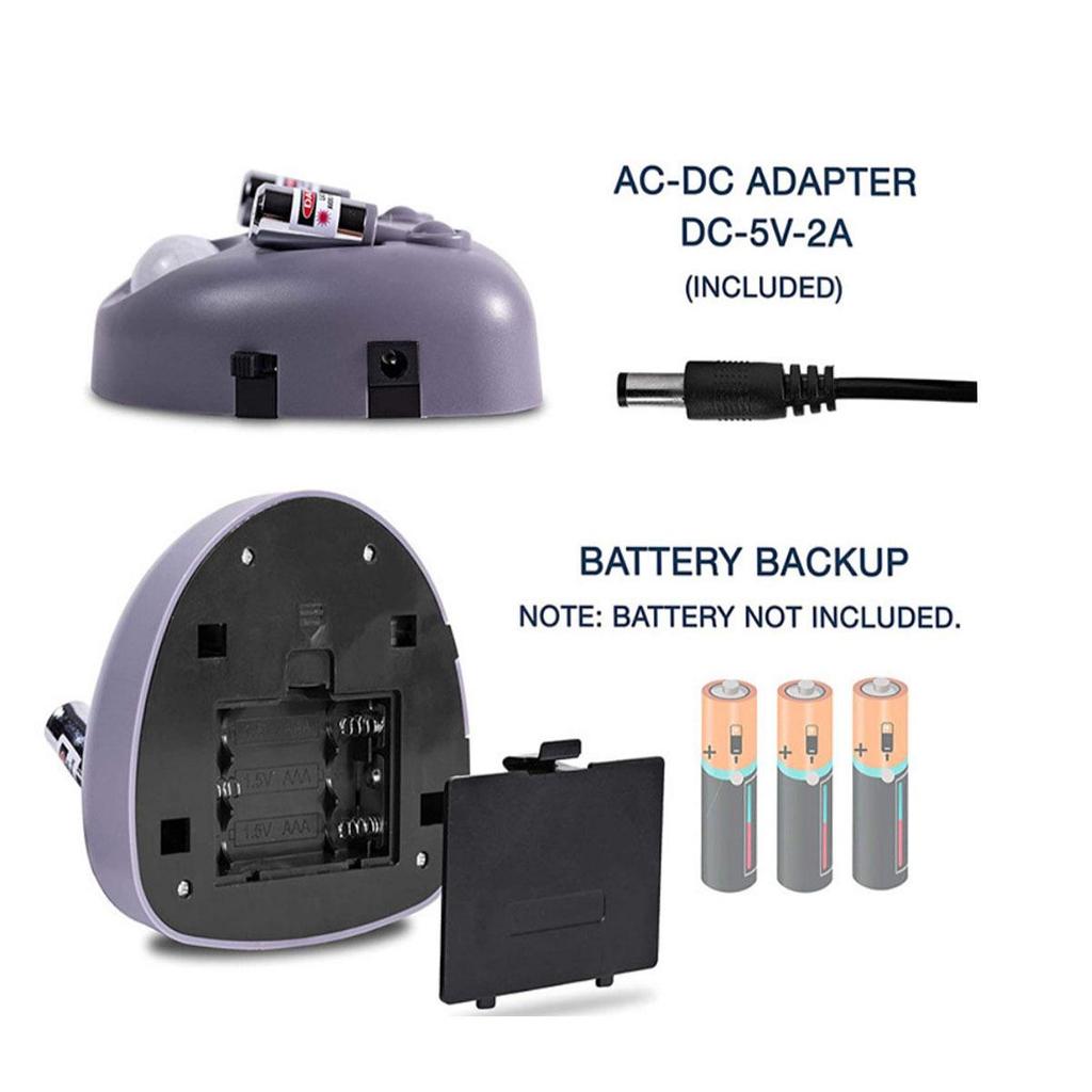 Dual Head Laser Garage Parking Aid with Direct Plug Battery Model