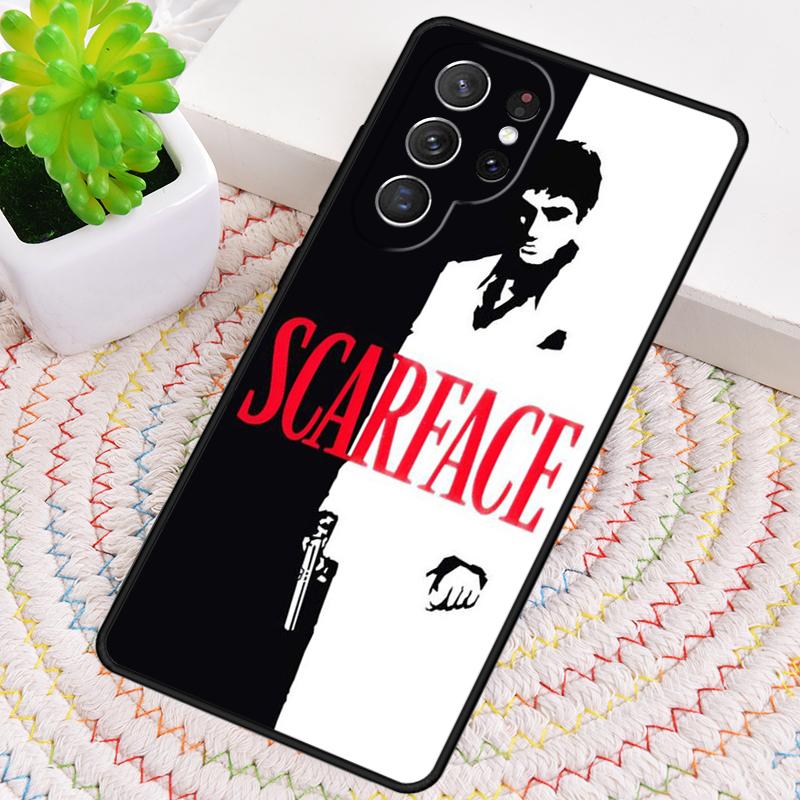 Scarface Tony Montana Print Phone Case For Samsung Galaxy Note 10 Pro S26 S25 S24 S23 S22 Ultra Plus S21 FE S20 Shockproof Cover