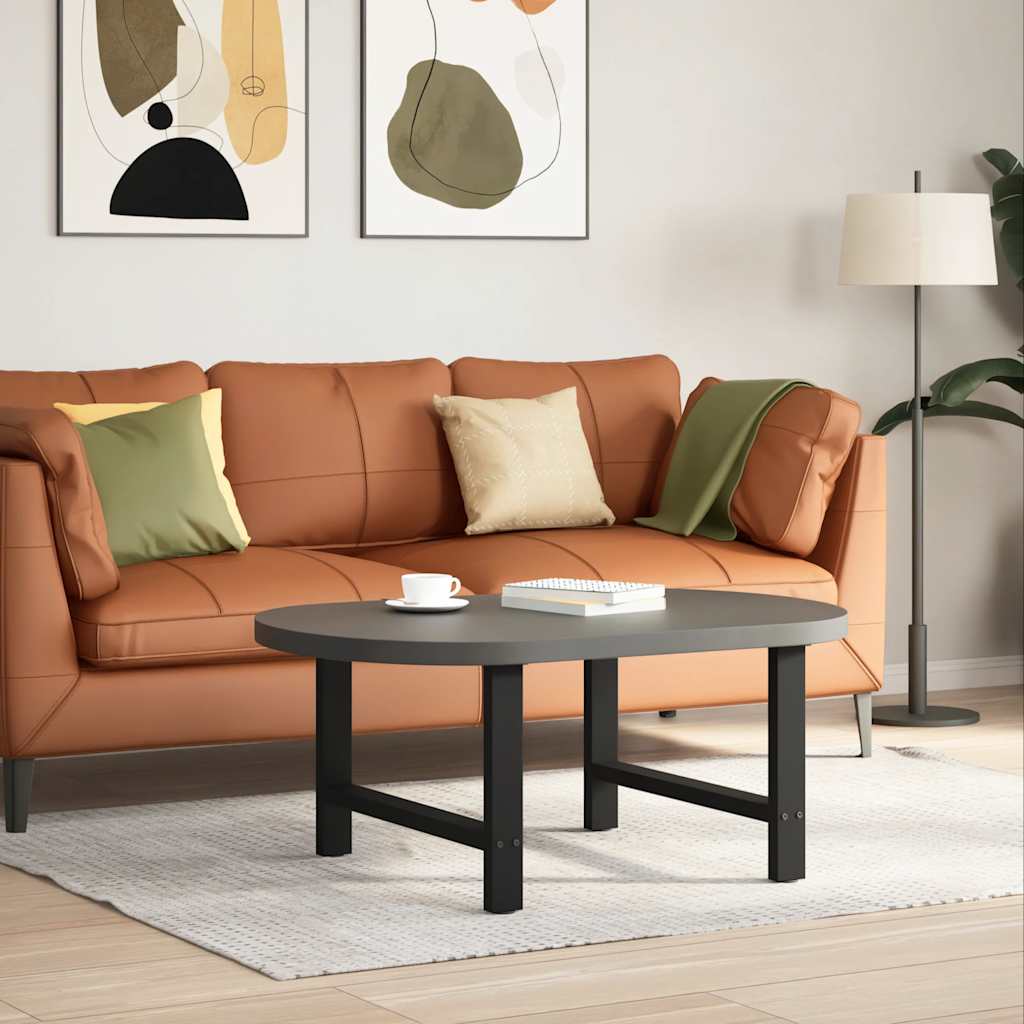 Vidaxl Nogi Do Stolika Kawowego, Czarne, 2 Szt., 70X(42-43) Cm, Stal