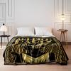 Elegant Art Deco Design Featuring Geometric Lines and a Flapper Silhouette. for All Seasons Blanket Lunch Break Throw Gift