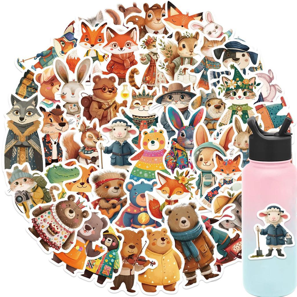50 Cartoon Fairy Tales Graffiti Stickers Decorate Guitar Notebook Suitcase DIY Waterproof Stickers