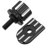 Seat Bolt Tab Screw Mount Knob Cover Metal Alloy Quick-Release Hardware Kit Black Knurled Billet Aluminum for 1996-2022