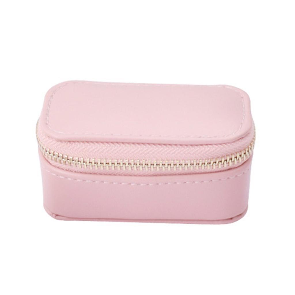 Portable Jewelry Storage Box Rings Earring Travel Case Elegant Organizer Women Necklace Storage Case Diaplay Gift Boxes