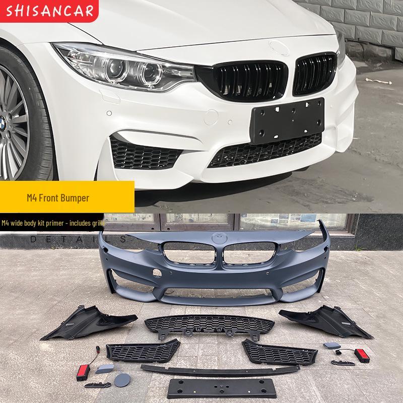 Compatible Front and Rear Lip Spoiler for BMW 4 Series 425i/430i with Quad Exhaust