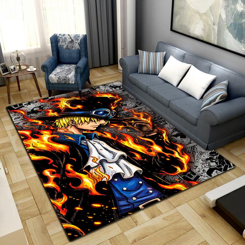 Anime Pirate Adventure Print Rug Living Room Home Fashion Decoration Office Desk Chair Carpet LXR177