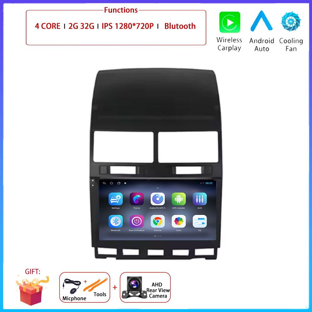 4G Android OS Carplay Auto  For VW Volkswagen Touareg 2004-2011 Car Radio Navigation GPS Multimedia Video Player AMI QLED Screen