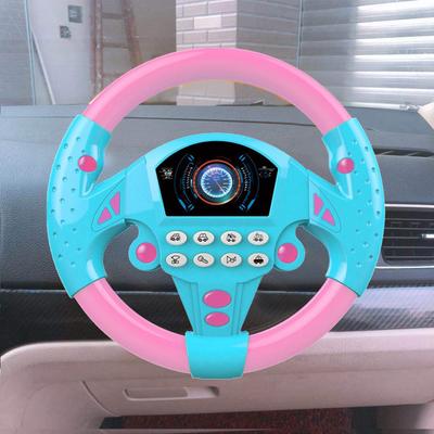 Fun Creative Car Steering Toys Steering Wheel Toy Creative Children's Education Toy With Sound And Light Early Education Toys