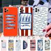 Sardines Retro Art Seafood For IPhone 17 16 15 14 13 12 Mini 11 Pro Max Transparent Case