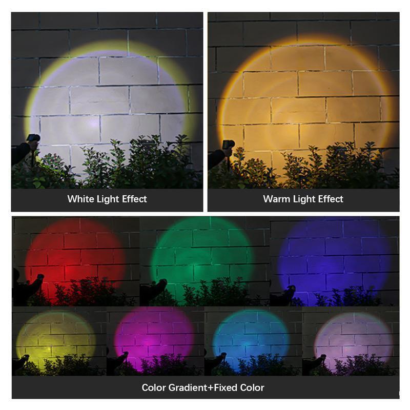 1-4pcs Solar 9 LED Ground Lights Outdoor IP65 Waterproof Brightness Adjustable Spot Light for Garden Backyard Driveway Patio Decor