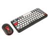 Wireless Keyboard Mouse Set Stylish Slim Round Keycaps   Ergonomic 2.4G Keyboard Mouse Combo for Desktop PC Computer