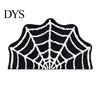 Fade Resistant Floor Carpet Spider Web Bath Mat, Halloween Gothic Bathroom Rug, Non-slip Rug Black Bat for Home Entrance Bedroom Indoor Decor