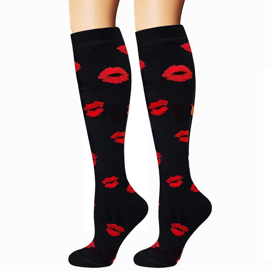 Pánské Dámské Ponožky Kompresní Ponožky Elastické Sportovní Krásné Nohy Sestra Punčochy Běh Lezení Cyklistika Let Cvičení