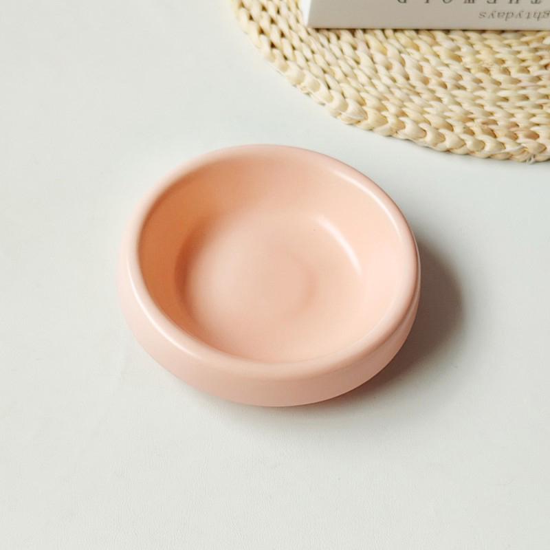 Neck Protection High Foot Cat Food Bowl Durable Cat Drinking Water Bowl Ceramic Cat Bowl Kittens Feeding Bowl Pet Supplies
