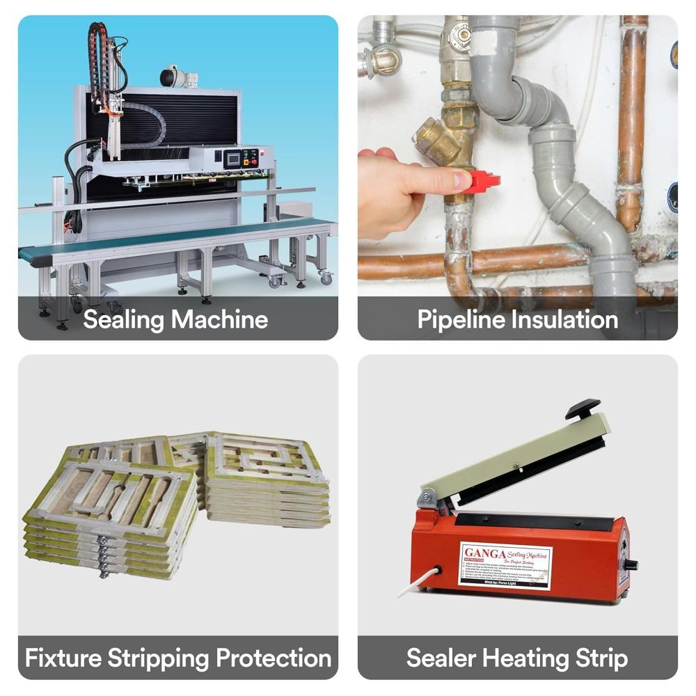 PTFE-beschichtetes Gewebeband Hochtemperatur für Teflonband Elektroisolierband für Vakuumiergerät, Handschweißgerät