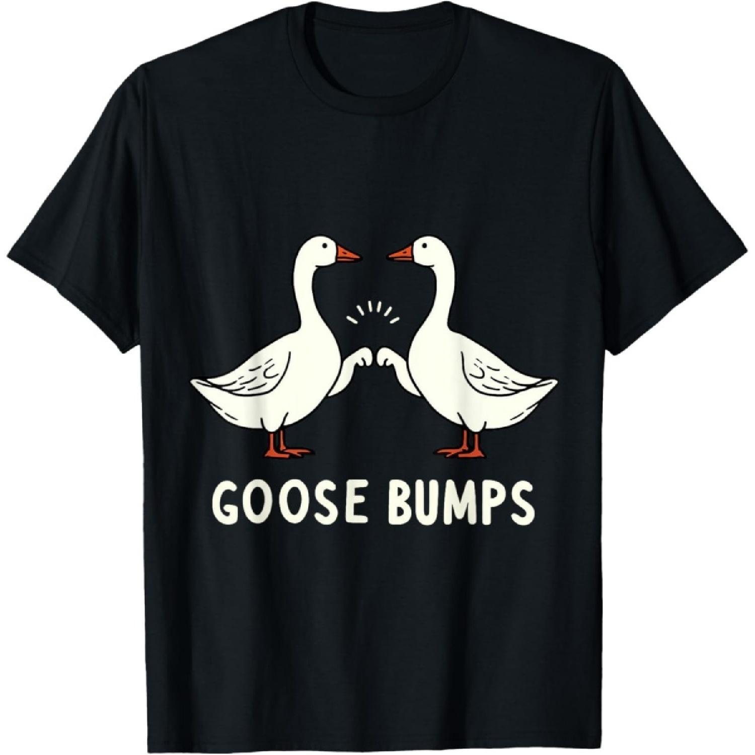 Figured Funny Goose Bumps Sarcastic T-Shirt S