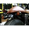 Motorcycle Turn Signal Light Universal 12V 10mm For Chopper Cafe Racer Moto Indicator Lamp Retro Scooters Metal Turn Signal Lamp
