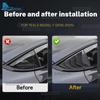 ABS Rear Car Window Shutter Cover For Tesla Model Y Juniper 2026 2025-2020 Louver Side Vent Trim Triangle Modified Accessories