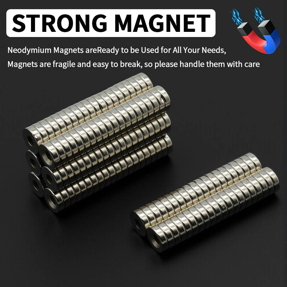 10x3-3mm Powerful with holes Neodymium Magnet N35 NdfeB Permanent Magnetic imanes Round Super Strong Fridge Magnets DIY
