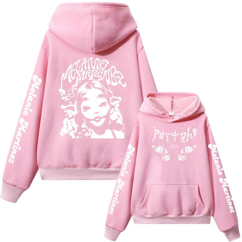 Melanie Martinez Singer Print Hoodies Men Woman Hip Hop Fabric Street Fashion Hoodie Casual Street Skating Running Sweatshirt
