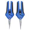 2 Pcs Pruning Shears Gardening Hand Pruner with Straight Curve Stainless Steel Blades for Plants