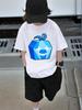 Süße Obstbox Kinder Kurzarm T-Shirt Sommer Niedlich Cartoon Rundhalsausschnitt Jungen Mädchen 3-14