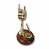 20.32 Cm Telegraph Desk Pen Stand for Modern Office Made with Brass In Shiny Brass Finish, Collectibles, Decorative, Gift
