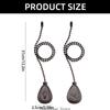 2pcs Ceiling Fan Pull Chain set Light & Fan Extensions with Easy Identification Ceiling Fan Pull Chain Enhancements 3XUF