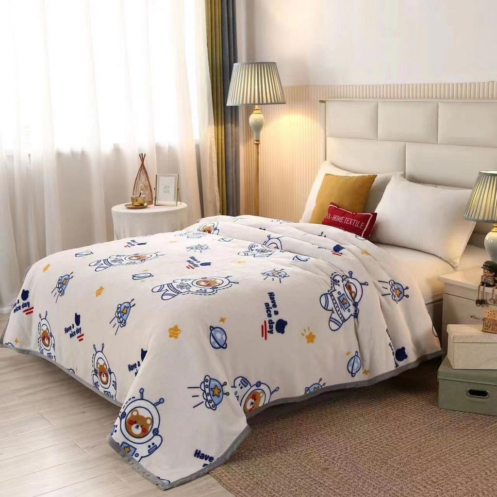 Χειμερινή Πάπλωμα από Γάλακτος Φλις Πάπλωμα Φανέλας Πάπλωμα Κλιματισμού Πάπλωμα Δώρου Μικρή Κουβέρτα για Διάλειμμα Γεύματος