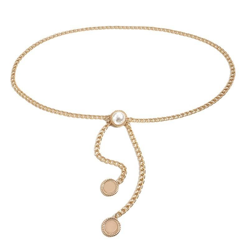 Pearl Simulation Fashion Decoration Women Casual Waist Chain For Use Daily