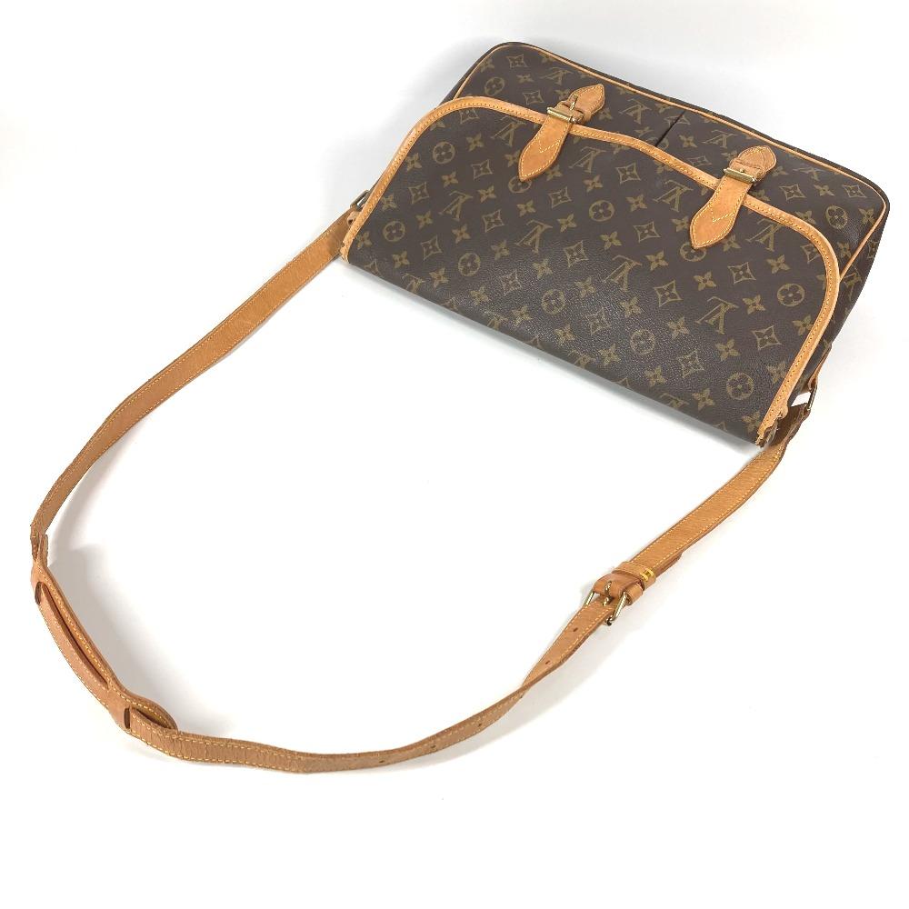 Louis Vuitton M42247 Monogram Gibeciere MM Messenger Bag Crossbody Shoulder Bag