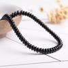 Natural Black Agate Abacus Beads for DIY Jewelry Making and Weaving