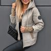 Cappotto Caldo da Donna con Cappuccio di Media Lunghezza in Misto Cotone Autunno Inverno 2026 Stiloso Capospalla da Pendolare