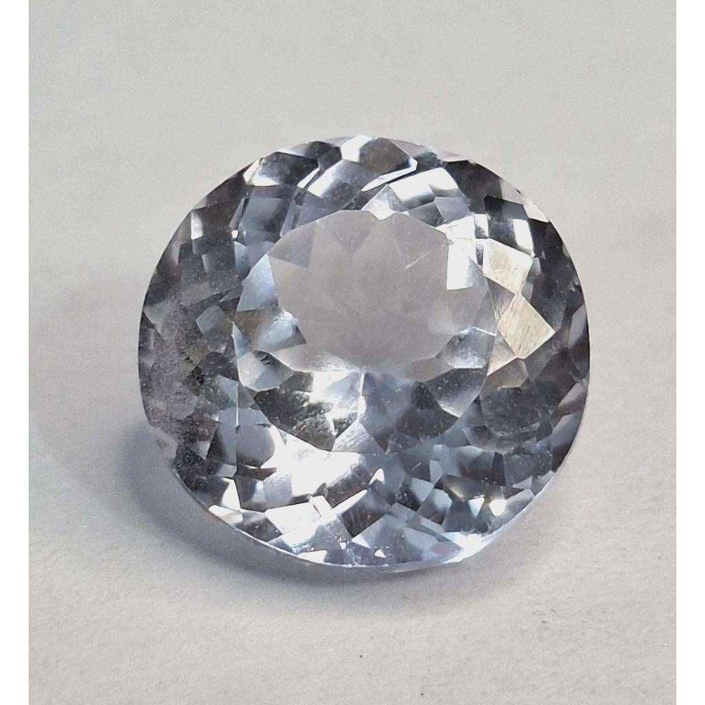 Natural White Sapphire Round Cut 9-11 Ct Stunning Certified Loose Gemstone
