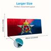 Red Star Belgrade Print  Cushion Non-slip Laptop Tablet Big Mousepad XXL Mat Mini PC Playmat With Lock edge