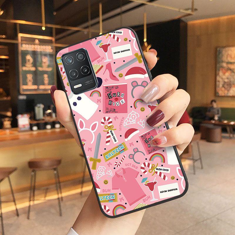 Burn Book Mean Girls Kiss Phone Cover For Oppo Realme 8Pro 6PRO 6i 7pro 9i 9pro C11 C21Y C21 C25Y C25S C3 Q3S XT Cases Coque