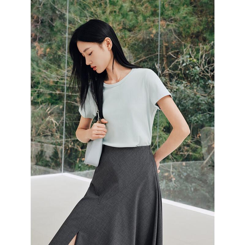 Women's Casual Solid Basic T-shirt