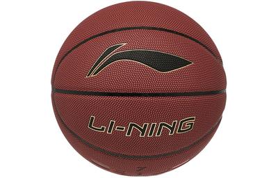 Li Ning Pu Basketball Brown Red Size 7 Training Unisex ABQV107-1