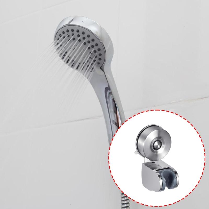 Plastic Suction Cup Hook For Bathroom Easy Installation Handheld Shower Head Holder Wall Mounted Bracket