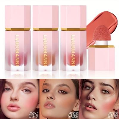 Plahvatusohtlik 8-värviline vedel põsepuna kauapüsiv matt siidine õrn Rouge loodusliku värvi meik Beauty