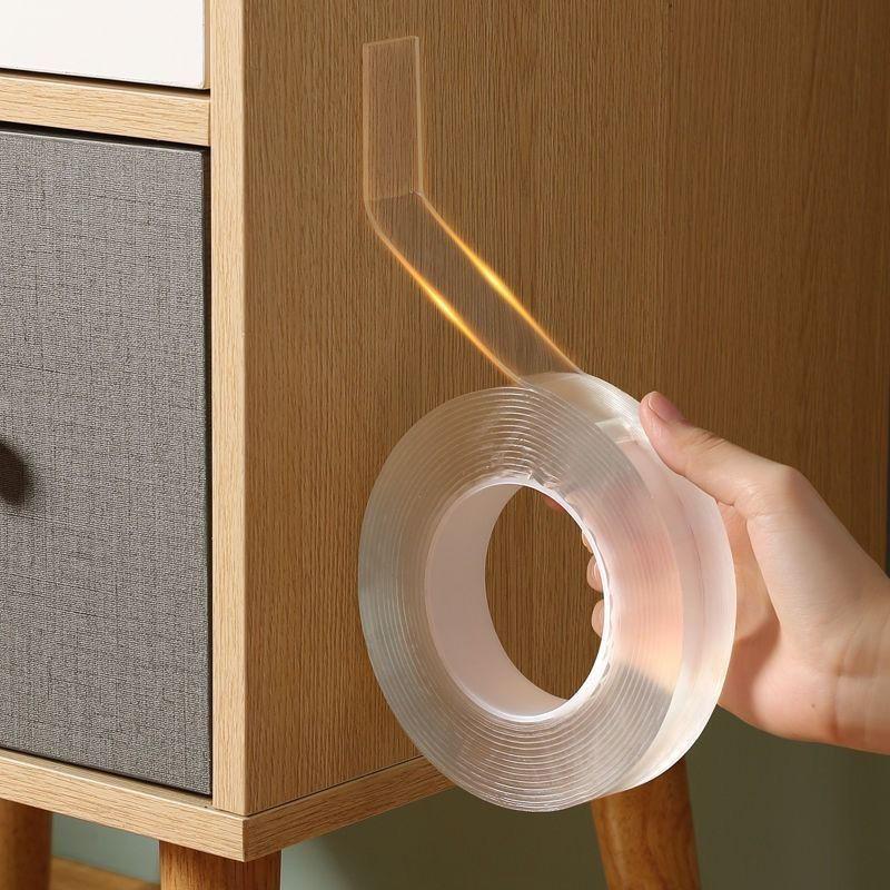 Nano oboustranné lepidlo Vodotěsné Transparentní opakovaně použitelné akrylové oboustranné lepidlo Vhodné pro domácí koupelnové dekorace