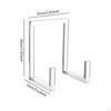 Plate Stands for Display Square Holder, Stable Decoration Picture Frame Stand Easel Art Craft