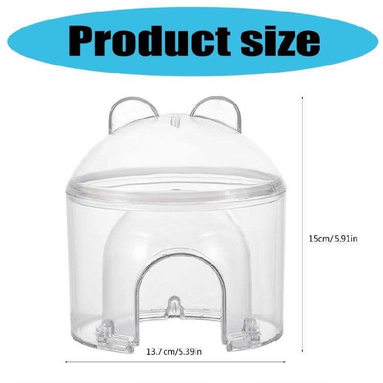 Practical Hamsters Cooling Solution Safe Ice House Hollow Designs Sleep Nest For Hamster Summer Comfort