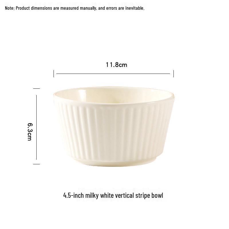 2025 New Model: 10-Piece Ceramic Bowl Set - Underglaze, Microwave-Safe, High Aesthetic Appeal for Rice & Noodle Soup.