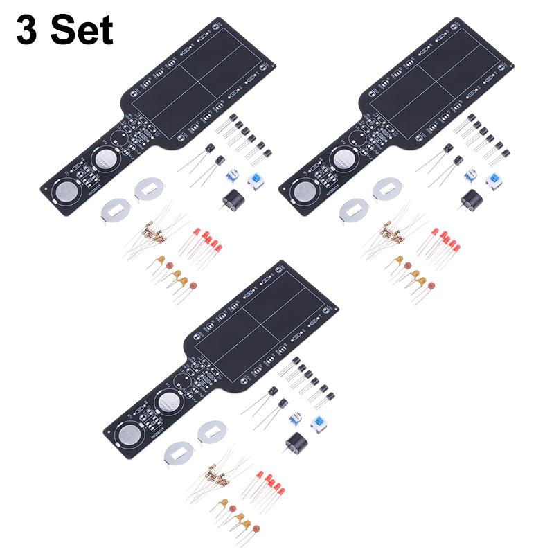 Mini Handheld Simple Metal Detector Led Light Alarm Flashing Welding Practice Diy Electronic Kit Welding Training Kit