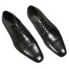 Fashion Luxury Black Man Shoes Genuine Leather Business Office Oxfords Style Dress Shoes Height Increasing Handmade Leather Shoe For Men
