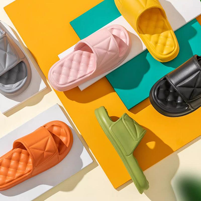 Slippers women's home indoor bathroom non-slip thick bottom summer hotel bath cool slippers men