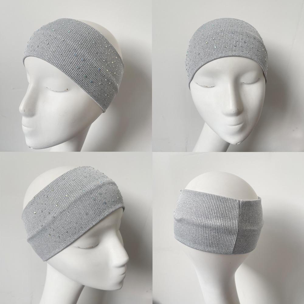 Elastic Yoga Headband Bling Diamond Headscarf New Hair Hoop  Hair Accessories